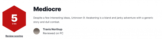 《无名九使：觉醒》IGN评分仅5分 认为战斗机制乏味且剧情平淡无奇