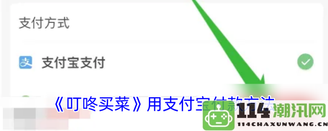 支付宝支付方式在《叮咚买菜》中的使用指南及操作步骤