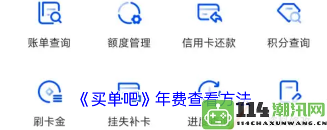 如何查看《买单吧》的年费信息和相关说明
