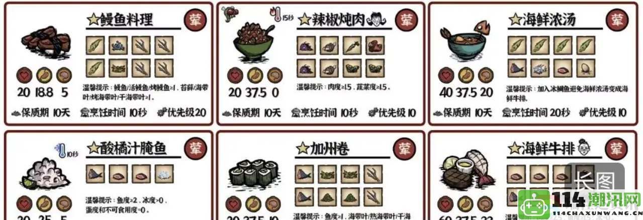 《饥荒新家园》全新料理食谱与配方指南详解