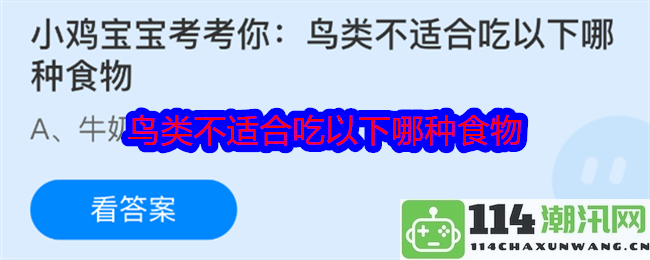 小鸟们的饮食小知识：哪些食物是不适合给鸟类食用的呢？