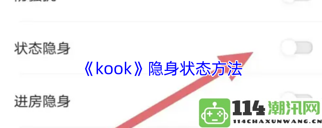 《kook》隐身状态方法